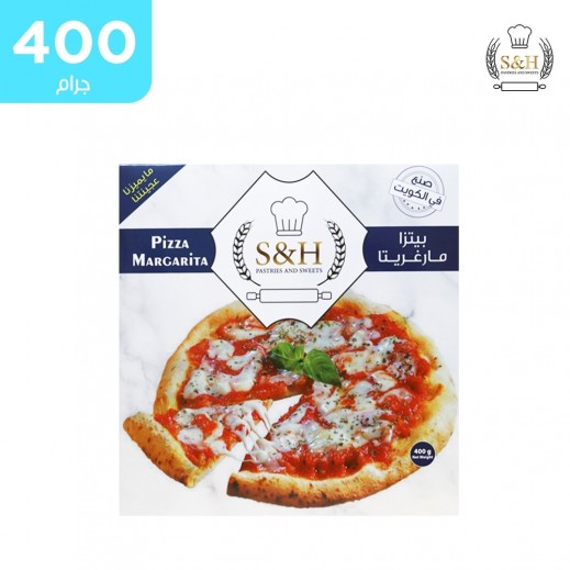 اس & اتش بيتزا مارغريتا مجمّدة 400 جم - يتم التوصيل بواسطة توصيل فاست