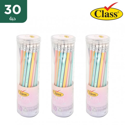 كلاس - الوان باستيل علبة 30 قطعة - يتم التوصيل بواسطة توصيل فاست