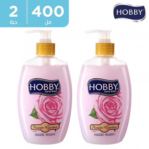 هوبي - سائل غسيل الأيدى بزهرة الأوركيد 2 × 400 مل - يتم التوصيل بواسطة توصيل فاست