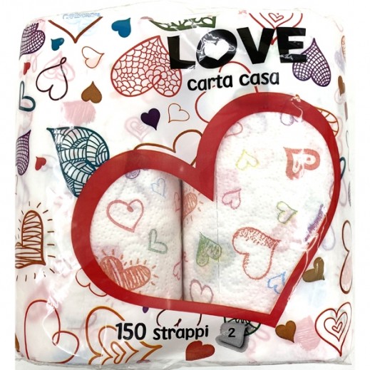 مناشف مطبخ وورلد كارت لف  لفافتان - يتم التوصيل بواسطة توصيل فاست