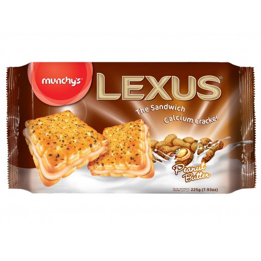 مانشيز بسكويت ليكزس بكريمة الفول السوداني 225 جم