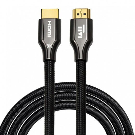تويستد مايندز - كيبل HDMI مضفر من سبائك الزنك بدقة 8K - يتم التوصيل بواسطة  Taw9eel خلال يومين عمل 