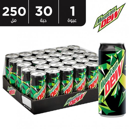 ماونتن ديو - عبوة مشروب غازي 30 × 250 مل  - يتم التوصيل بواسطة توصيل فاست