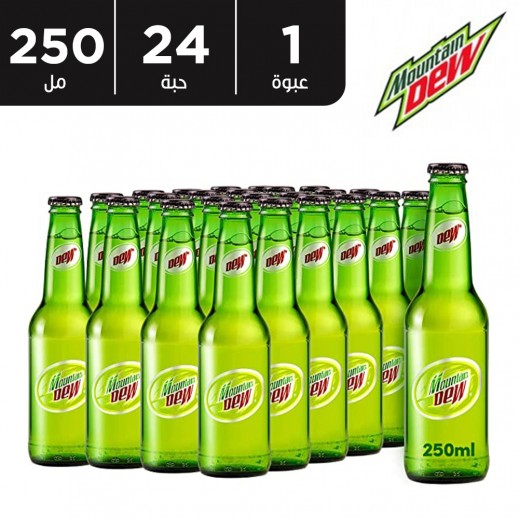 ماونتن ديو – مشروب غازي 250 مل ( 24 حبة ) - يتم التوصيل بواسطة توصيل فاست