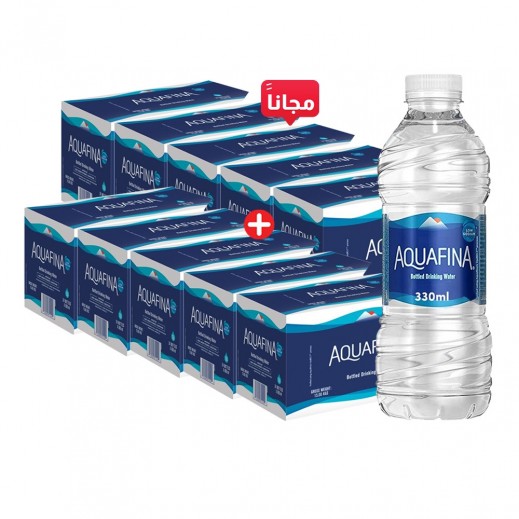 أكوافينا - مياه شرب معبأة 20 × 330 مل 5 + 5 مجانًا