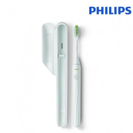 فيليبس ون - فرشاة الأسنان الكهربائية سونيكير تعمل بالبطارية أزرق نعناعي - يتم التوصيل بواسطة توصيل فاست