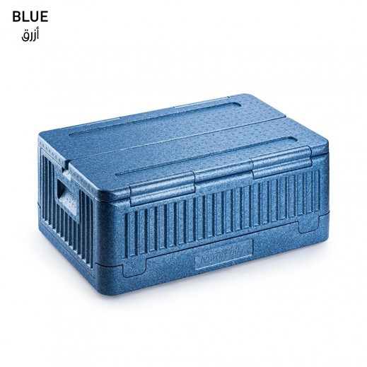 ناتشر هايك - صندوق تخزين عازل قابل للطي 40 لتر - أزرق - يتم التوصيل بواسطة توصيل فاست