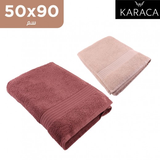 كاراجا - منشفة وجه باك تو بيزك 50 × 90 سم