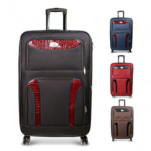 حقيبة سفر ناعمة بعجلات دوارة - يتم التوصيل بواسطة توصيل فاست