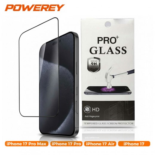 زجاج شاشة مقوي ثلاثي قوي لهاتف آيفون من باوري 