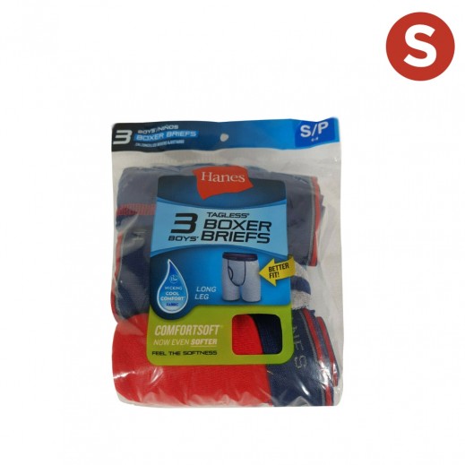 هانس - سروال داخلى بوكسر بساق طويلة للاولاد صغير - 7 حبة - يتم التوصيل بواسطة توصيل فاست