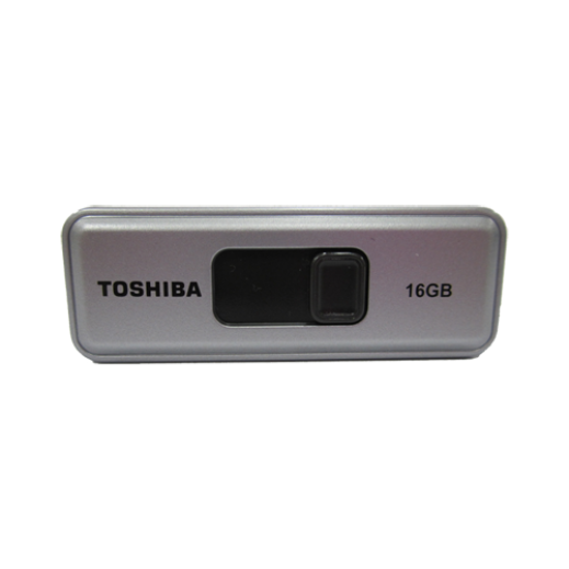 توشيبا – فلاش ميموري USB 3.0 سعة 16 جيجابايت – فضي