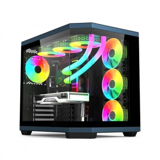 كمبيوتر ألعاب، معالج إنتل كور i5-12400F، بطاقة رسومات RTX 3050، ذاكرة وصول عشوائي 16 جيجابايت - يتم التوصيل بواسطة  Taw9eel خلال يومين عمل 