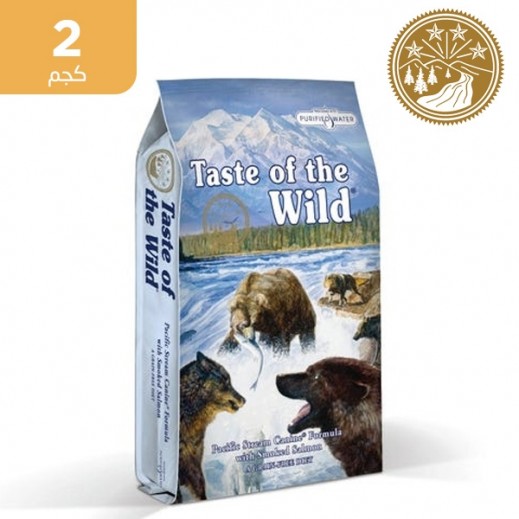 تيست أوف ذا وايلد – طعام الكلاب البالغة الجاف باسيفيك ستريم 2 كجم  - يتم التوصيل بواسطة توصيل فاست