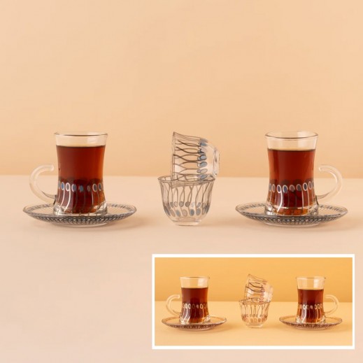 وابا طقم شاي وقهوة 18 حبة