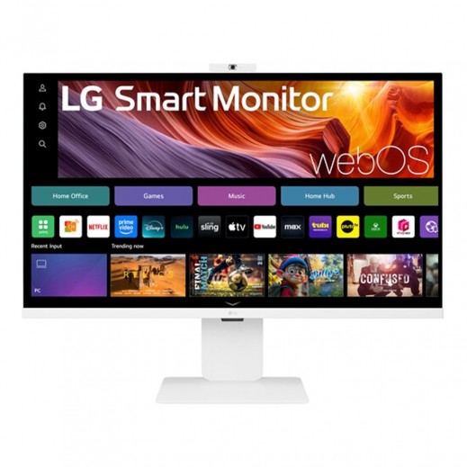 إل جي - شاشة ذكية 4K UHD IPS webOS مقاس 32 بوصة - أبيض - يتم التوصيل بواسطة  Taw9eel خلال يومين عمل 