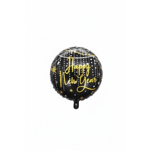 بالون رأس السنة الجديدة 18/45 سم - 1 - يتم التوصيل بواسطة توصيل فاست