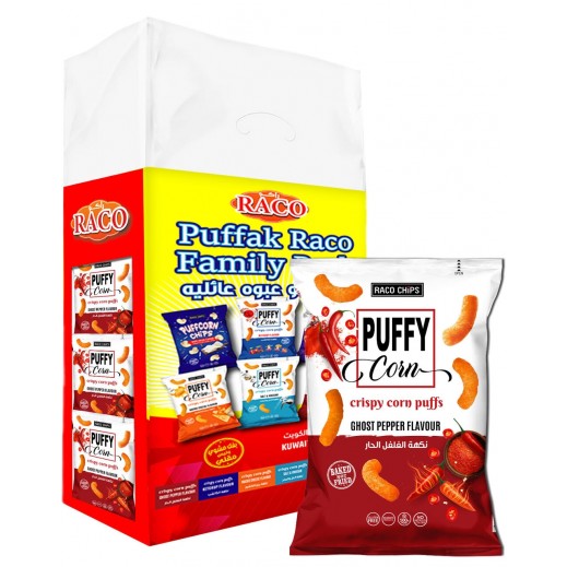 راكو مقرمشات ذرة مقرمشة بنكهة الفلفل الحار 12 × 20 جم