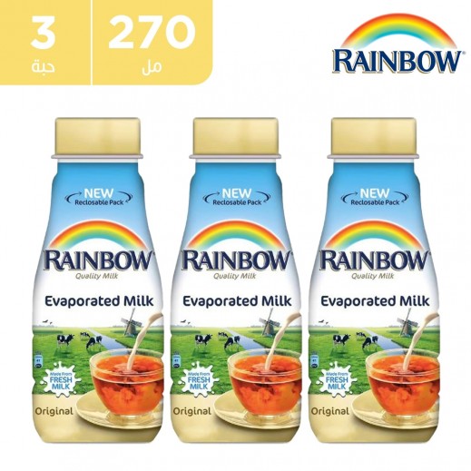 أبو قوس - حليب مكثف أصلي 3 × 270 مل  - يتم التوصيل بواسطة توصيل فاست