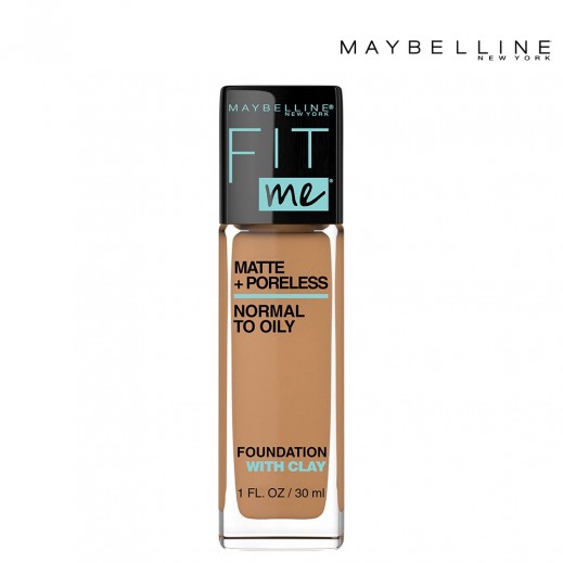 ميبيلين - كريم أساس فيت مي غير لامع وخافي للمسام 332 جولدن كراميل