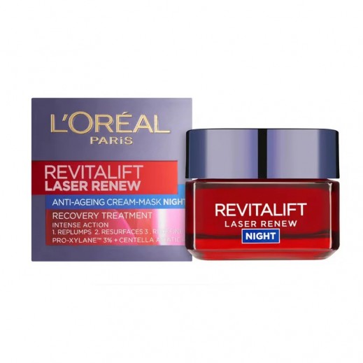  لوريال - كريم ريفيتاليفت ليزر الليلي 50 مل