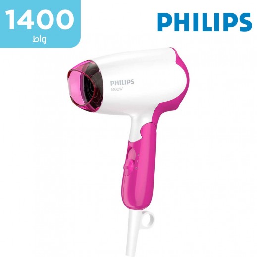 فيليبس - مجفف الشعر دراي كير اسنشيال قوة 1400 واط - يتم التوصيل بواسطة توصيل فاست