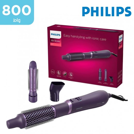 فيليبس - مصفف الشعر اير ستايلر 3000 بقوة 800 واط - بنفسجي - يتم التوصيل بواسطة توصيل فاست
