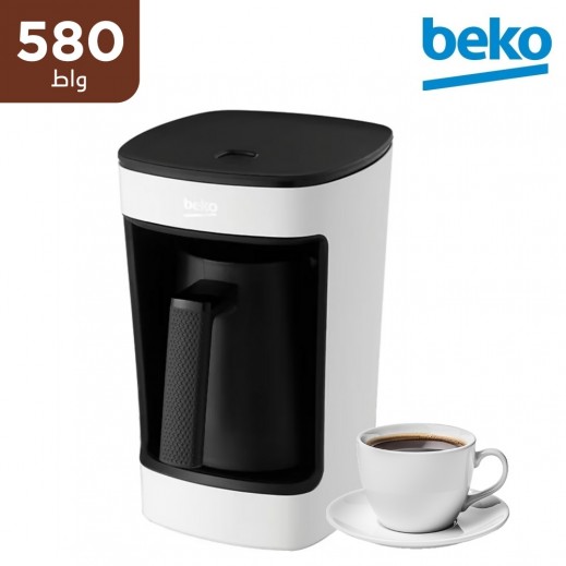 بيكو ماكينة صنع القهوة التركية 580 واط - أبيض - يتم التوصيل بواسطة توصيل فاست