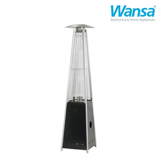 ونسا مدفأة الفناء الهرمية - أسود -W-SRPH98 - يتم التوصيل بواسطة Xcite فى خلال 3 ايام عمل
