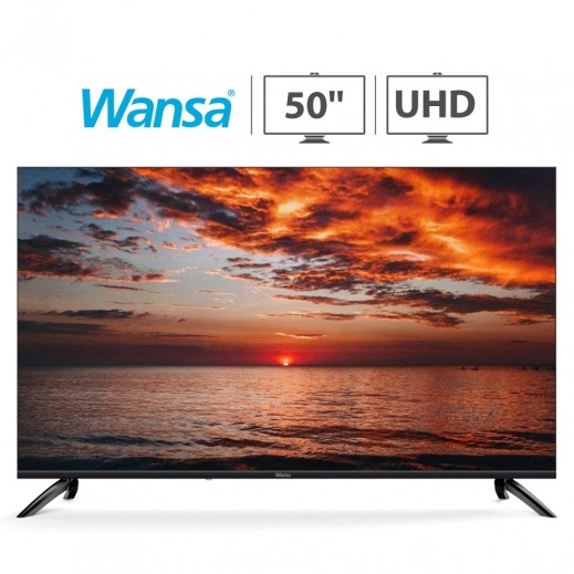 ونسا - تلفزيون جوجل LED فائق الوضوح 50 بوصة WUD50OGT63 - أسود - يتم التوصيل بواسطة Xcite فى خلال 3 ايام عمل