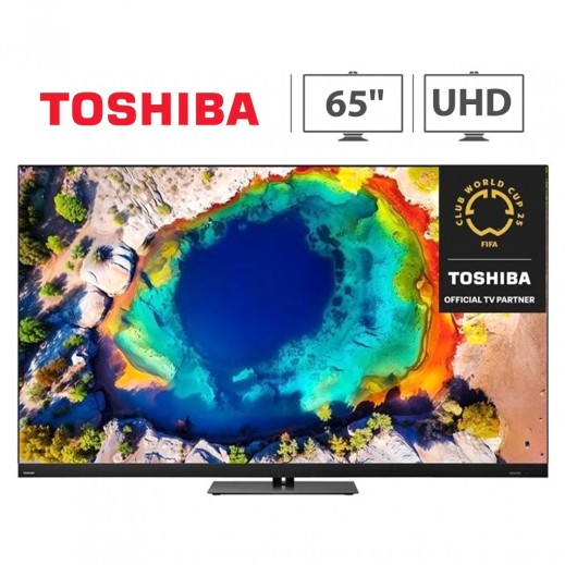 توشيبا - تلفزيون ذكي 65 بوصة فائق الوضوح 65Z870NW - أسود - يتم التوصيل بواسطة Xcite فى خلال 3 ايام عمل