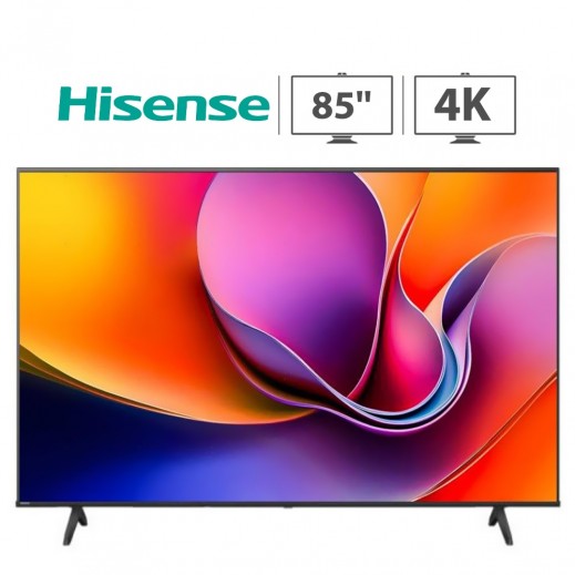 هايسينس - تلفزيون LED بدقة 4K HDR مقاس 85 بوصة - أسود 85A61Q - يتم التوصيل بواسطة Xcite فى خلال 3 ايام عمل