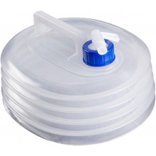 حاوية مياه قابلة للطي مع صنبور 15 لتر