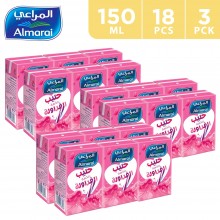المراعي - حليب نجوم بنكهة الفراولة 18 × 150 مل 