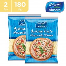 المراعي جبنة موزاريلا كاملة الدسم 180 جم (1 + 1 مجانا)