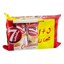 سفن دايز - كرواسان بحشوة كريمة الكاكاو 44 جم (5+1 مجانًا)