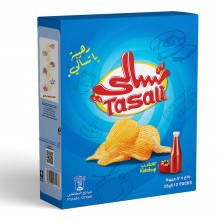 تسالي رقائق بطاطس بالكاتشب 12× 25 جم 