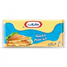 كرافت شرائح جبنة شيدر قليلة الدسم 400 جم