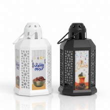 فانوس رمضان بإضاءة LED 19 سم