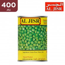 الجسر – بازلاء خضراء معلبة 400 جم