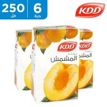 كى دى دى - عصير المشمش 250 مل (5 + 1 مجاناً)