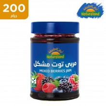 أرض الطبيعة مربى توت مشكل العضوية 200 جم