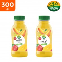 ندى عصير مانجو مع جريب فروت بدون سكر مضاف 300 مل