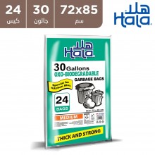 هلا - أكياس نفايات 30 جالون - 24 كيس