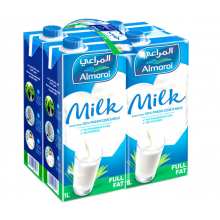 المراعي - حليب طويل الأجل كامل الدسم 4 × 1 لتر