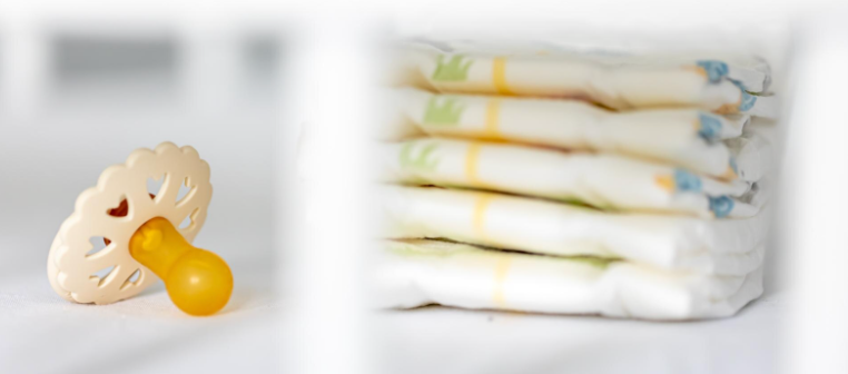 Baby comfort with right diaper size