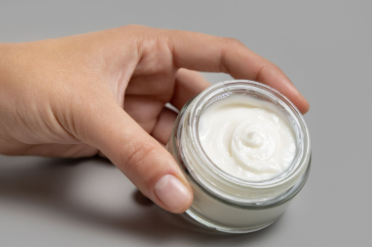 Different textures of body moisturizers