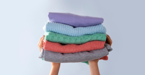 Freshly washed and soft clothes