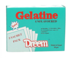 جيلاتين العلالي الشفاف